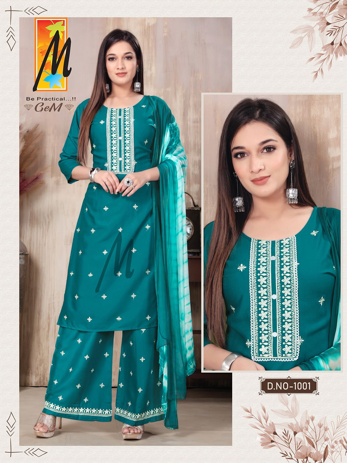 Master Gem Rayon Readymade Suits Catalog
